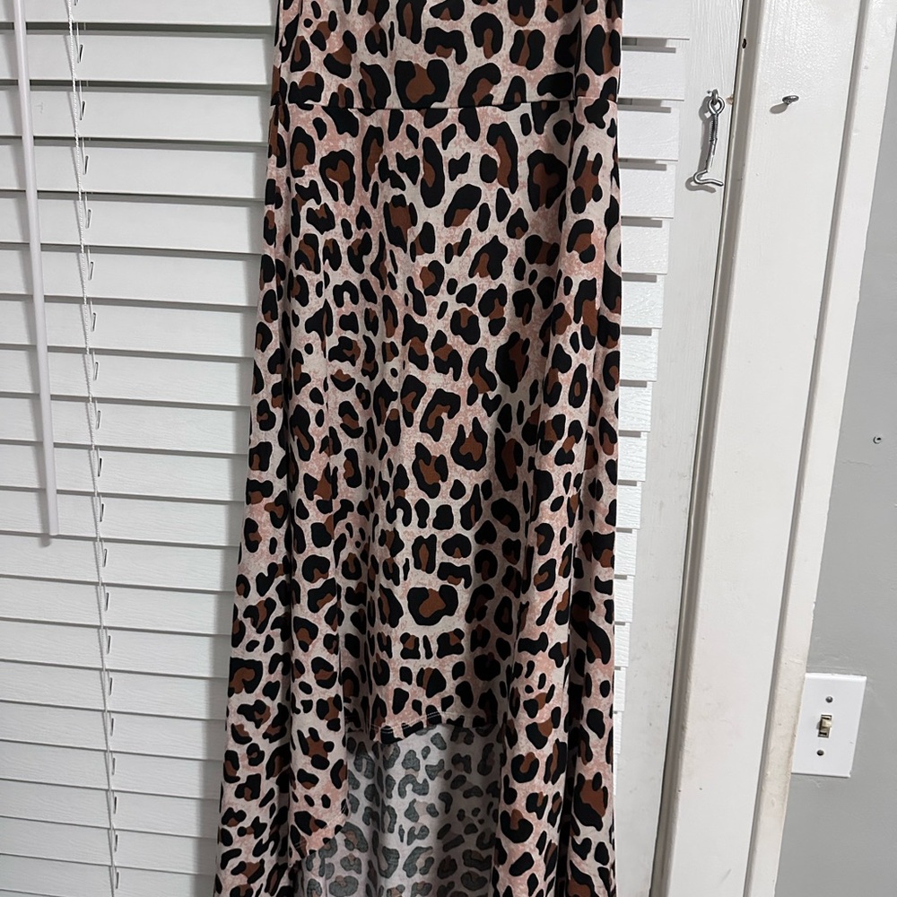 LuLaRoe Brown Black high-low Skirt